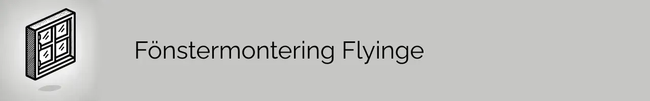 Fönstermontering Flyinge