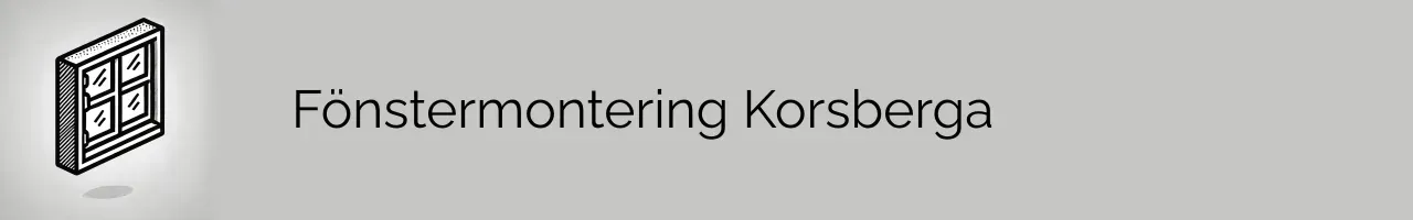 Fönstermontering Korsberga