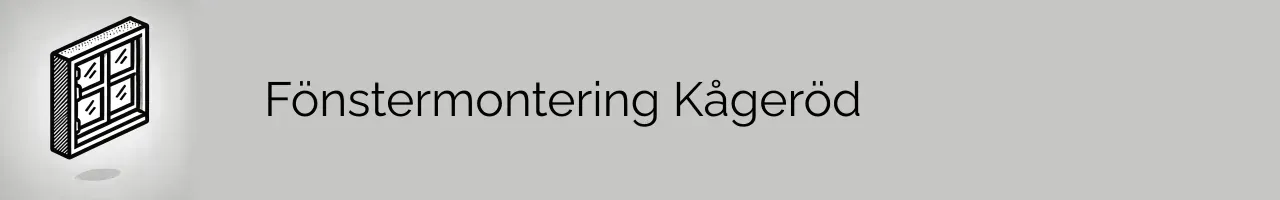 Fönstermontering Kågeröd