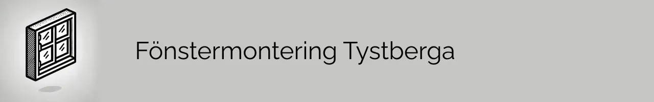 Fönstermontering Tystberga